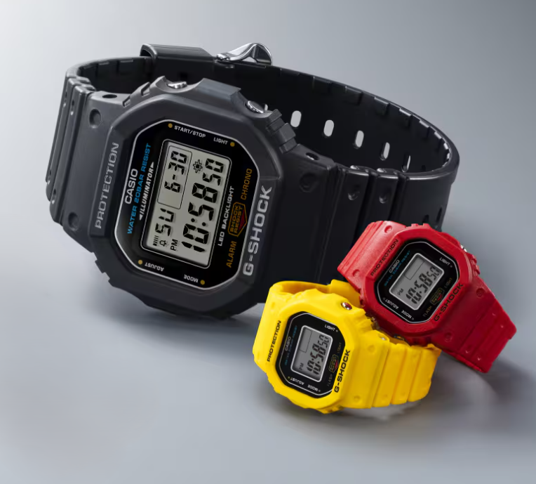 ジーショック(G-SHOCK) (黄色)DWN-5600-9JR (赤色)DWN-5600-4JR 「G
